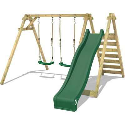 Wickey Smart Swift Schaukelset - Holzspielplatz mit Rutsche Wickey Smart Swift Schaukelset - Holzspielplatz mit Rutsche