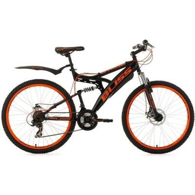 KS CYCLING Bliss Mountainbike - Vollfederung, 26 Zoll, Schwarz & Orange KS CYCLING Bliss Mountainbike - Vollfederung, 26 Zoll, Schwarz & Orange