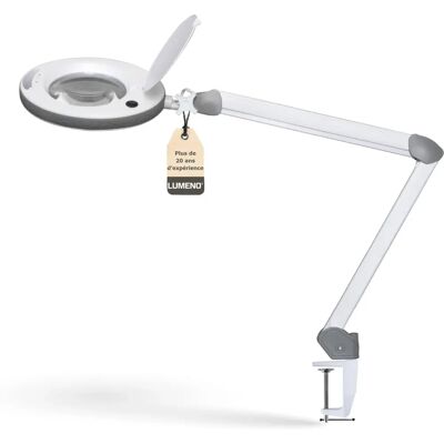 Lumeno 8513GR - LED Magnifier Lamp - 3 Diopters Lumeno 8513GR - LED Magnifier Lamp - 3 Diopters