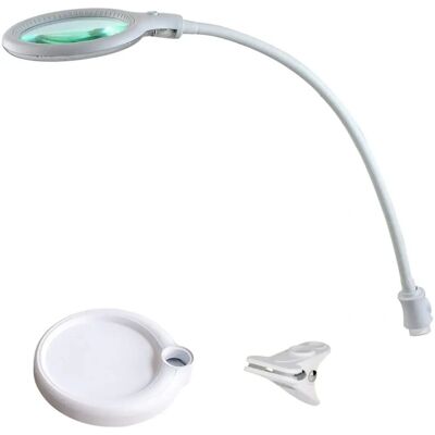 LUMENO 6805 - Magnifying lamp, LED, Ø 100 mm, 5 diopters - Lámpara de aumento LUMENO 6805 - Magnifying lamp, LED, Ø 100 mm, 5 diopters - Lámpara de aumento