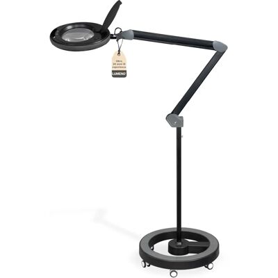 Lumeno LED Lupenleuchte - 851X - 5 Dioptrien - Schwarz Lumeno LED Lupenleuchte - 851X - 5 Dioptrien - Schwarz