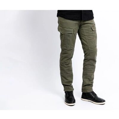 Pantalon Moto Cargo Stroker Xtm - Vert - Publicité Pantalon Moto Cargo Stroker Xtm - Vert - Publicité