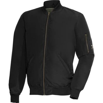 Blouson Moto Flight en cuir noir - JOHN DOE - Publicité Blouson Moto Flight en cuir noir - JOHN DOE - Publicité