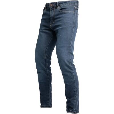 John Doe Pioneer Mono Jean Moto - Bleu - Slim Fit - Jeans de moto - Publicité John Doe Pioneer Mono Jean Moto - Bleu - Slim Fit - Jeans de moto - Publicité