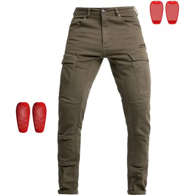 Pantalones de moto Defender Mono - Verde - 33 - JOHN DOE Pantalones de moto Defender Mono - Verde - 33 - JOHN DOE