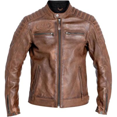 JOHN DOE Dexter Giacca da moto in pelle marrone - Biker Jacket JOHN DOE Dexter Giacca da moto in pelle marrone - Biker Jacket