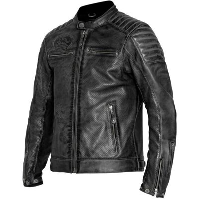 Veste en Cuir Storm de John Doe - Équipement moto - Publicité Veste en Cuir Storm de John Doe - Équipement moto - Publicité