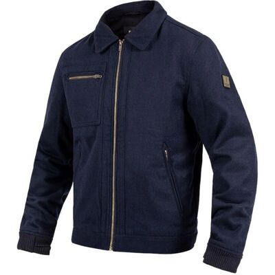 Veste en Laine Bleue John Doe - Sécurité & Style - Publicité Veste en Laine Bleue John Doe - Sécurité & Style - Publicité