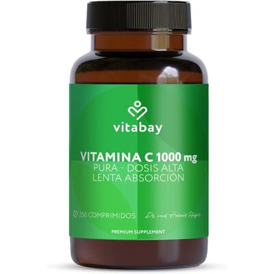 Vitabay Vitamina C 1000 mg Bioflavonoidi - Rilascio prolungato - Vitamine e Integratori Vitabay Vitamina C 1000 mg Bioflavonoidi - Rilascio prolungato - Vitamine e Integratori