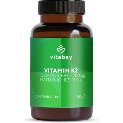 Vitabay VB1613 Vitamin K2 MK-7 Vegane Tabletten - Vitamin Vitabay VB1613 Vitamin K2 MK-7 Vegane Tabletten - Vitamin