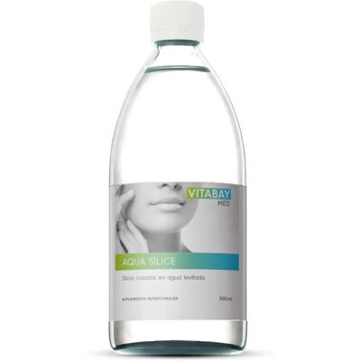 Vitabay Aqua Silica - 500ml - Kolloidales Silizium - Vegan & Natürliche Vitabay Aqua Silica - 500ml - Kolloidales Silizium - Vegan & Natürliche