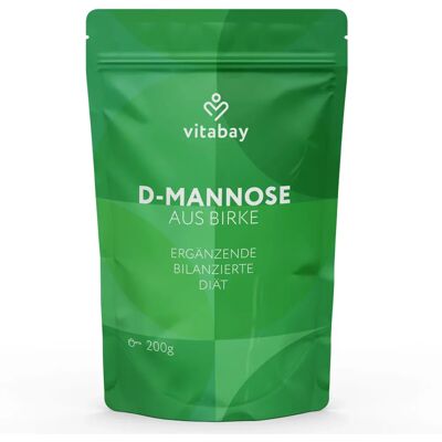 D-MANNOSE PULVER aus Birke - Vegan - 200 g D-MANNOSE PULVER aus Birke - Vegan - 200 g