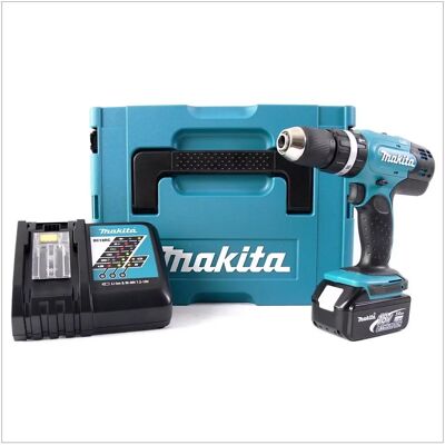 Makita DHP 453 Akku-Schlagbohrschrauber 18V, 42Nm, 3,0Ah, Makpac Makita DHP 453 Akku-Schlagbohrschrauber 18V, 42Nm, 3,0Ah, Makpac