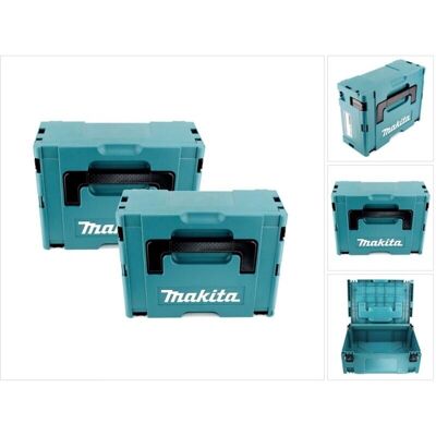 Makita MAKPAC 2 Valigetta - Plastica durevole, Compatibile, Chiusura sicura Makita MAKPAC 2 Valigetta - Plastica durevole, Compatibile, Chiusura sicura