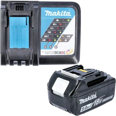 Conjunto de alimentação Makita 18V com 1x BL1850B + DC18RC Conjunto de alimentação Makita 18V com 1x BL1850B + DC18RC