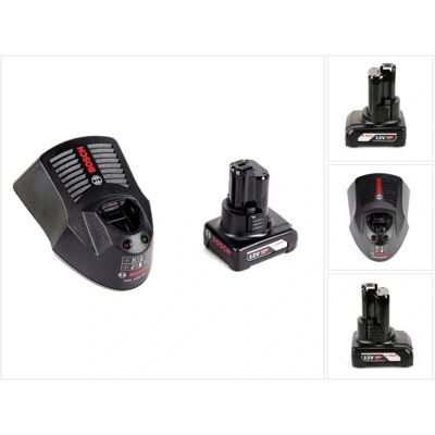 Bosch GBA 12 V 6,0 Ah Akku & Ladegerät - Universell System Bosch GBA 12 V 6,0 Ah Akku & Ladegerät - Universell System