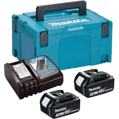 Ensemble de puissance Makita avec 2x Batteries 3,0Ah et Chargeur Rapide - Publicité Ensemble de puissance Makita avec 2x Batteries 3,0Ah et Chargeur Rapide - Publicité