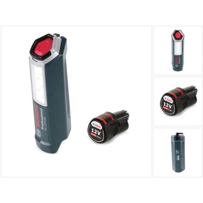 Bosch GBA 12V 300 LED Arbeitsleuchte - Akku & Kein Ladegerät Bosch GBA 12V 300 LED Arbeitsleuchte - Akku & Kein Ladegerät