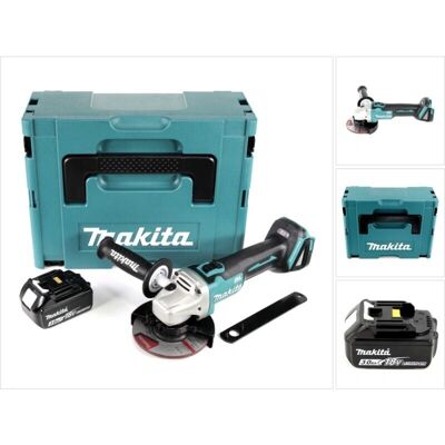 Makita DGA 504 F1J Amoladora angular inalámbrica - 125mm sin escobillas Makita DGA 504 F1J Amoladora angular inalámbrica - 125mm sin escobillas