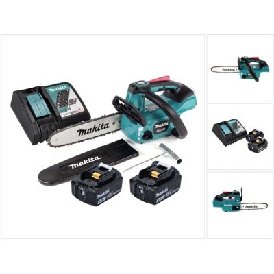 Makita DUC 254 RF Akku-Kettensäge - 25cm, 2x 3,0 Ah Akkus Makita DUC 254 RF Akku-Kettensäge - 25cm, 2x 3,0 Ah Akkus