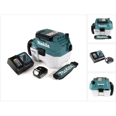 Makita - DVC 750 LZX1 - 18V - 6.0Ah Akku - Aspiradora húmeda y seca Makita - DVC 750 LZX1 - 18V - 6.0Ah Akku - Aspiradora húmeda y seca