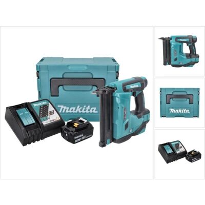Makita DBN 500 RT1J Pistola de clavos inalámbrica - Compacta 90° 18V Makita DBN 500 RT1J Pistola de clavos inalámbrica - Compacta 90° 18V