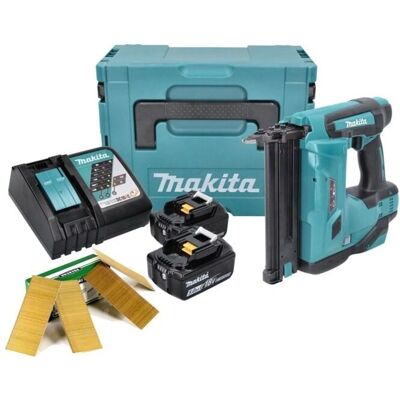 Makita Dbn 500 RTJ - Akku-Nagler mit 15-50mm Nägel - Elektrowerkzeug Makita Dbn 500 RTJ - Akku-Nagler mit 15-50mm Nägel - Elektrowerkzeug