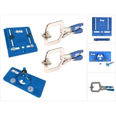 KREG Möbelbau-Set mit Lehren & Zwingen KREG Möbelbau-Set mit Lehren & Zwingen