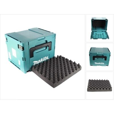 Makita Makpac 4 Set - Inserto in schiuma universale - Cassetta degli attrezzi Makita Makpac 4 Set - Inserto in schiuma universale - Cassetta degli attrezzi