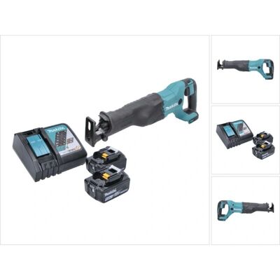 Makita DJR 186 RT - Sega a nastro - 18V, 2 Batterie, Caricabatterie Makita DJR 186 RT - Sega a nastro - 18V, 2 Batterie, Caricabatterie