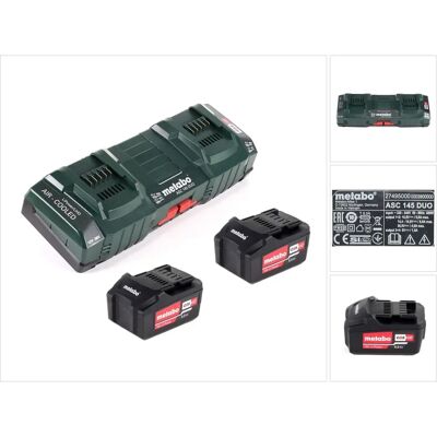 Metabo - Li-Power 5,2Ah Kit - 18V - 2x Akku - Batterie-Set Metabo - Li-Power 5,2Ah Kit - 18V - 2x Akku - Batterie-Set
