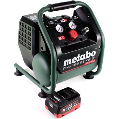 Metabo Power 160-5 18 LTX BL OF Akku-Kompressor - 18 V - 8 bar - 5 L - Air compressor Metabo Power 160-5 18 LTX BL OF Akku-Kompressor - 18 V - 8 bar - 5 L - Air compressor