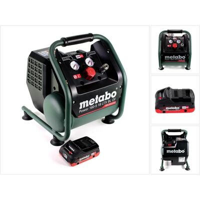 Metabo Power 160-5 18 LTX BL OF Akku Kompressor - Tragbar, Bürstenlos, 8 Bar Metabo Power 160-5 18 LTX BL OF Akku Kompressor - Tragbar, Bürstenlos, 8 Bar