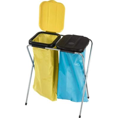 Nölle Gelb 2x120L Abfallsammler - Stahlrahmen Nölle Gelb 2x120L Abfallsammler - Stahlrahmen