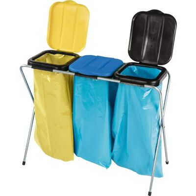 Nölle - Profi Brush - 3-fach - 120 L - Mülltonne Nölle - Profi Brush - 3-fach - 120 L - Mülltonne