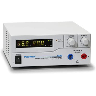 PEAKTECH 1525 Labornetzgerät - 1-16V, 40A, 640W PEAKTECH 1525 Labornetzgerät - 1-16V, 40A, 640W