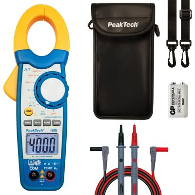 PeakTech 1615 Clamp Meter - 1000A AC/DC, Digitaal PeakTech 1615 Clamp Meter - 1000A AC/DC, Digitaal