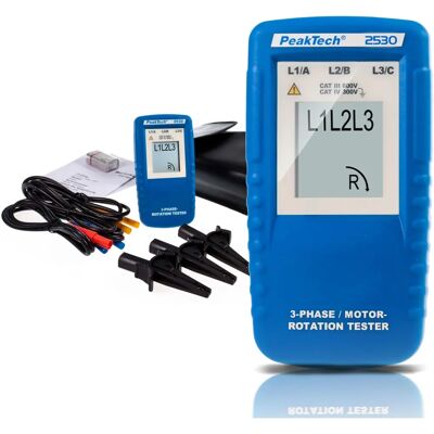 PEAKTECH P 2530 - Phase Indicator for 3-Phase Motors PEAKTECH P 2530 - Phase Indicator for 3-Phase Motors