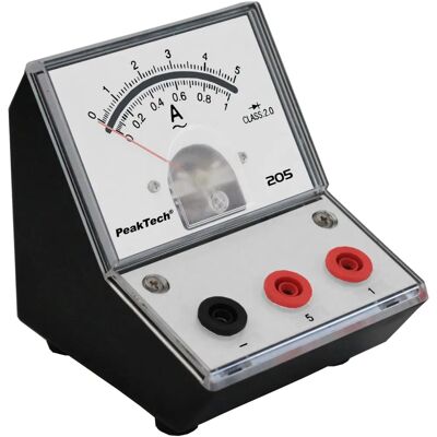 PEAKTECH P 205-09 Analogampere-Messgerät - Dualbereich, Spiegelskala PEAKTECH P 205-09 Analogampere-Messgerät - Dualbereich, Spiegelskala