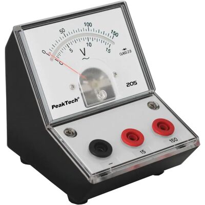 PeakTech P 205-11 Multimètre - Analogique, 0-15V/150V AC PeakTech P 205-11 Multimètre - Analogique, 0-15V/150V AC