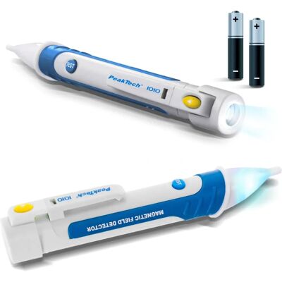 PEAKTECH 1010 Magnetfältsdetektor - Kontaktlös, kompakt, med ficklampa PEAKTECH 1010 Magnetfältsdetektor - Kontaktlös, kompakt, med ficklampa