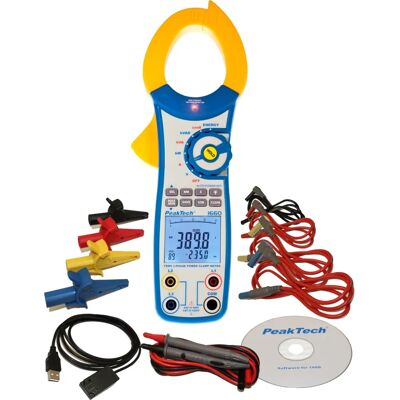 Peaktech Power Clamp Meter - 750 kW, USB, True RMS Peaktech Power Clamp Meter - 750 kW, USB, True RMS