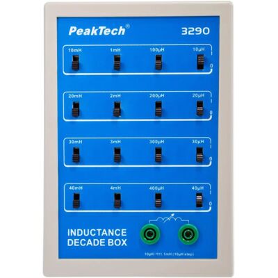 PeakTech 3290 - Inductor Decade - 10μH to 111.1mH - 5% accuracy PeakTech 3290 - Inductor Decade - 10μH to 111.1mH - 5% accuracy
