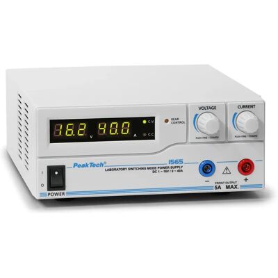 Alimentatore da laboratorio digitale PeakTech 1565 - 1-16V 40A controllo USB Alimentatore da laboratorio digitale PeakTech 1565 - 1-16V 40A controllo USB