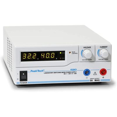 Alimentation de laboratoire programmable PEAKTECH 1580 - 1-32V/0-30A, USB Alimentation de laboratoire programmable PEAKTECH 1580 - 1-32V/0-30A, USB