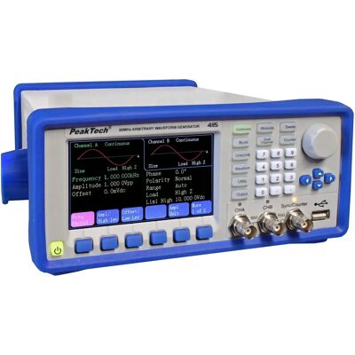 PEAKTECH 4115 - Generador de funciones - Forma de onda arbitraria, 1 Hz a 60 MHz PEAKTECH 4115 - Generador de funciones - Forma de onda arbitraria, 1 Hz a 60 MHz