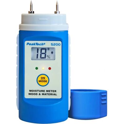 PeakTech Nedvességmérő 5200 - Fa, Építőanyagok, Tégla PeakTech Nedvességmérő 5200 - Fa, Építőanyagok, Tégla