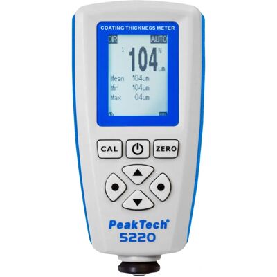PeakTech P 5220 Ultrasonisk lager tjockleksmätare - Metall PeakTech P 5220 Ultrasonisk lager tjockleksmätare - Metall