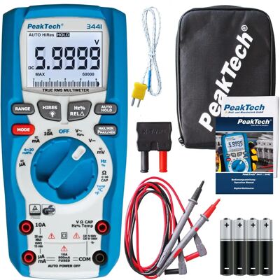 PeakTech P 3441 True RMS Digitális Multiméter - 60000 Mérés PeakTech P 3441 True RMS Digitális Multiméter - 60000 Mérés