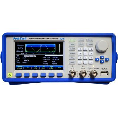 Generador de funciones Peaktech 4046 - Arbitrario - 1 μHz a 160 MHz Generador de funciones Peaktech 4046 - Arbitrario - 1 μHz a 160 MHz